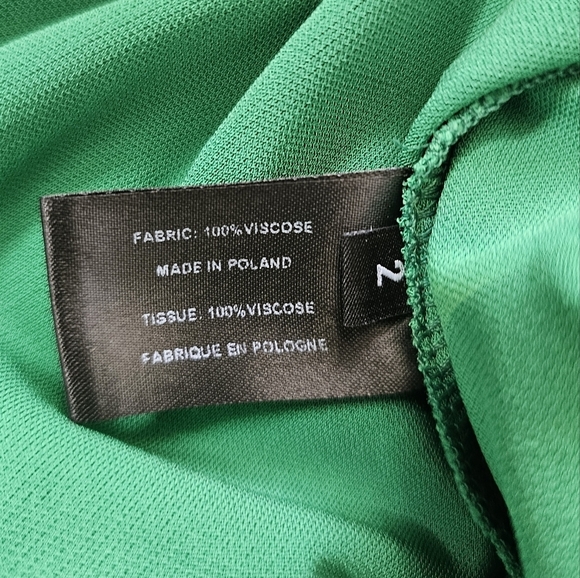 Proenza Schouler Drawstring Keyhole Matte Cutout Green Jersey Maxi Dress - Picture 13 of 16